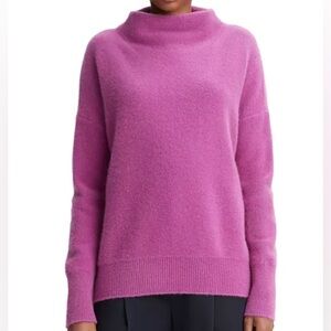 Vince Vibrant Pink Cowl Neck Sweater